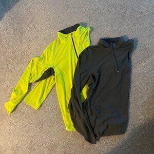 Two Men's Quarter Zip Long Sleeved C9 Shirts Size Large